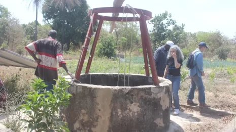Visite de terrain du bailleur du projet EPM